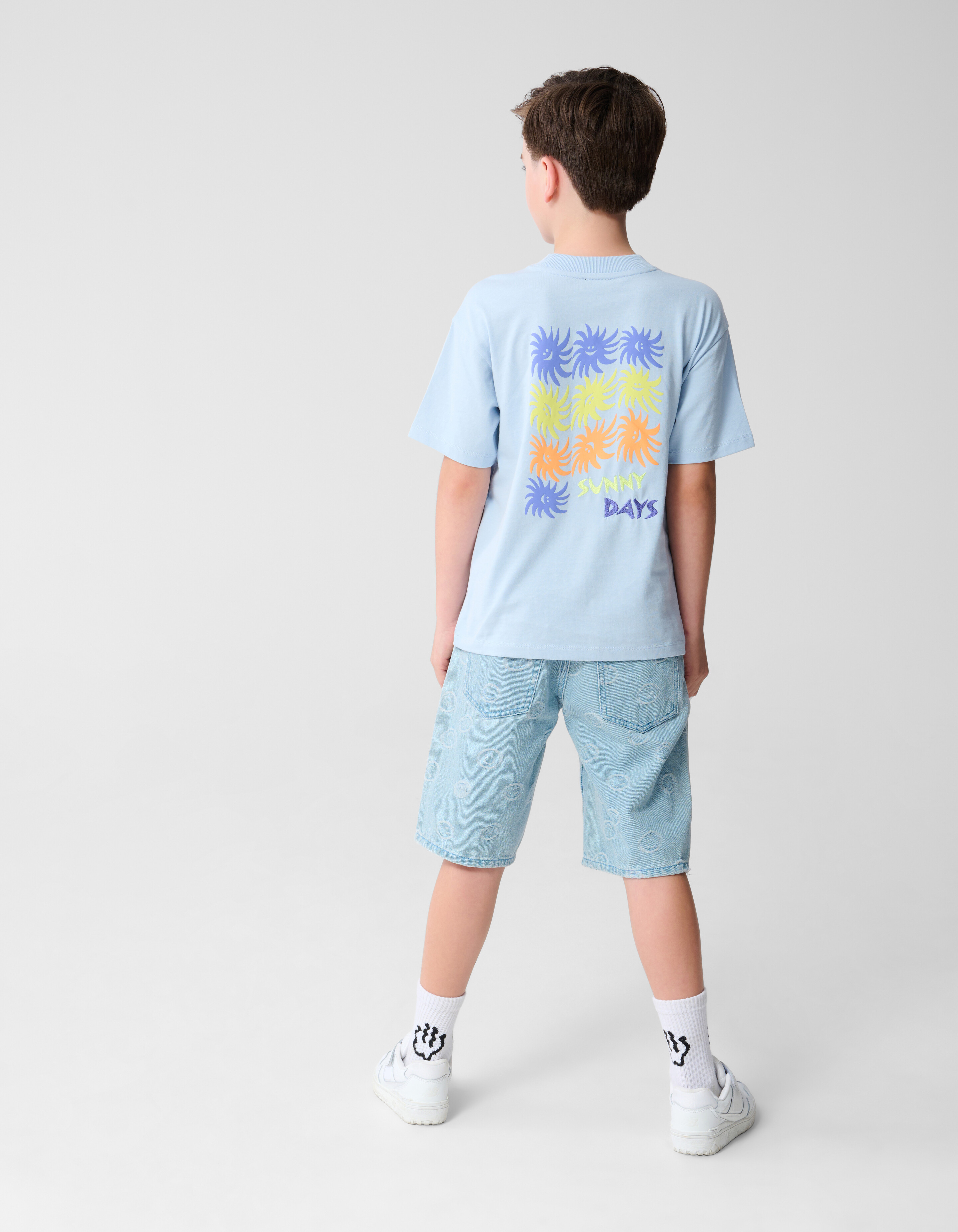 Sunny Days Artwork T-shirt Hellblau SHOEBY BOYS