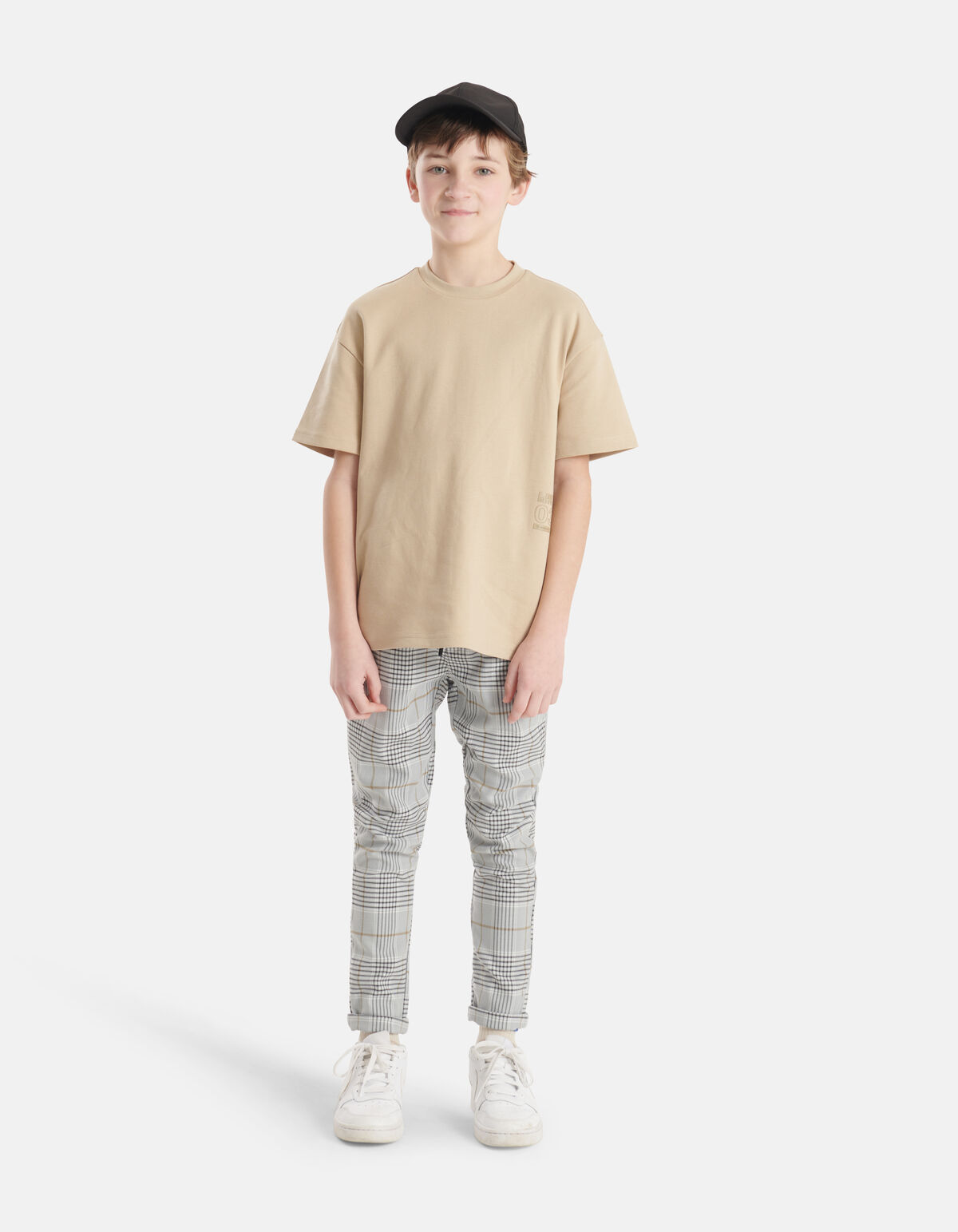 Karo-Hose Grau SHOEBY BOYS