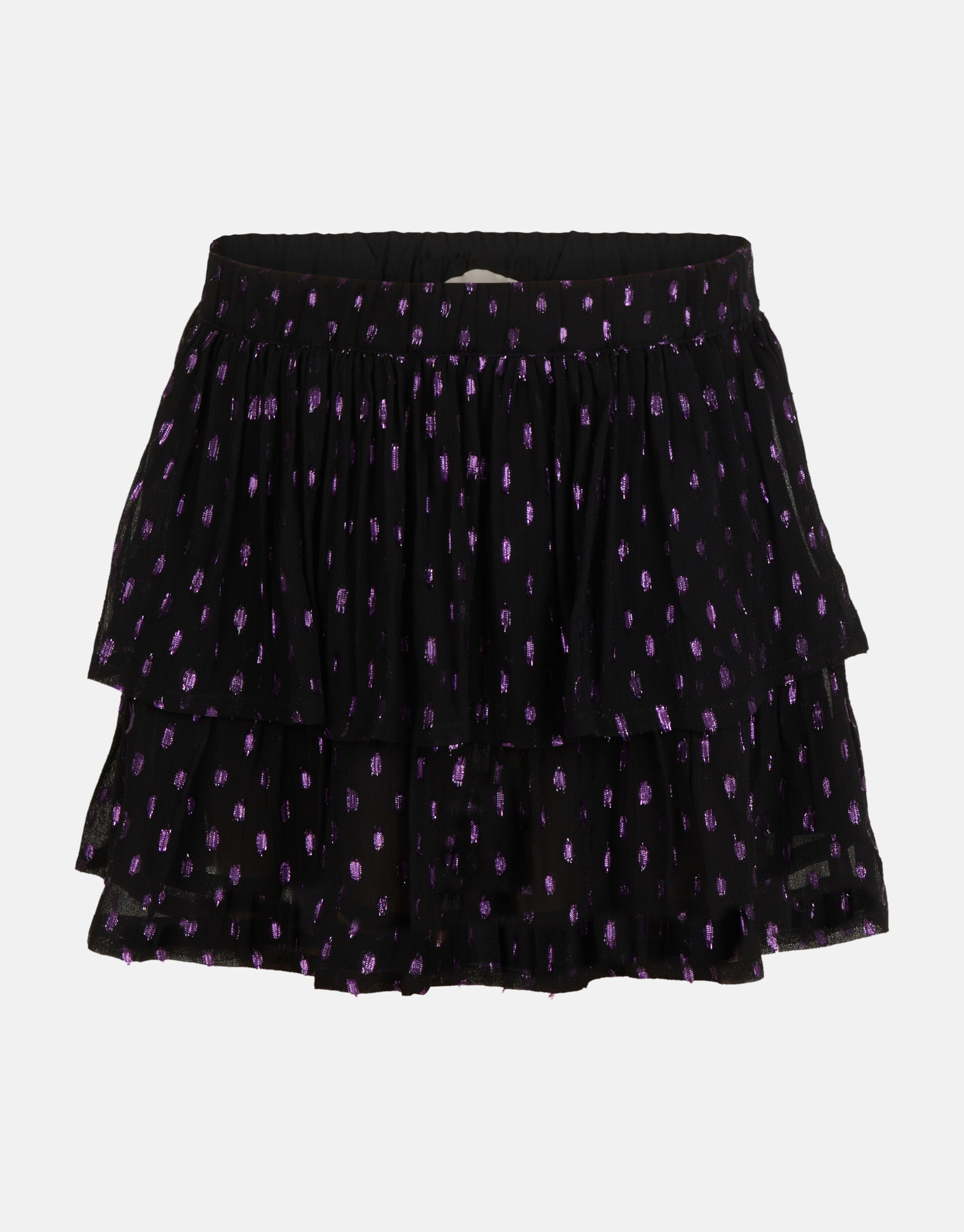 Lurex-Glitzer-Rock Schwarz SHOEBY GIRLS