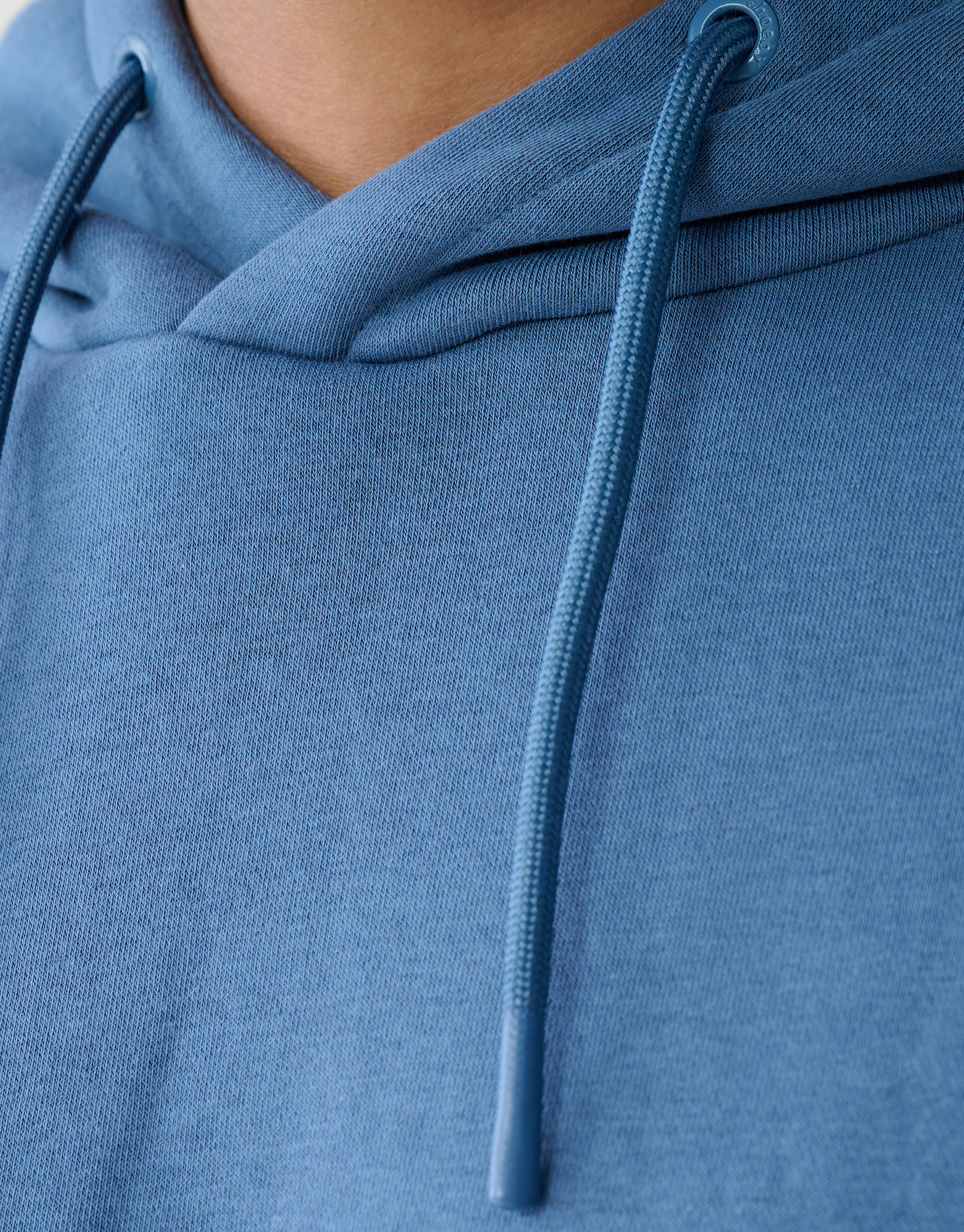 Label Sweatshirt Hoodie Blau SHOEBY MEN