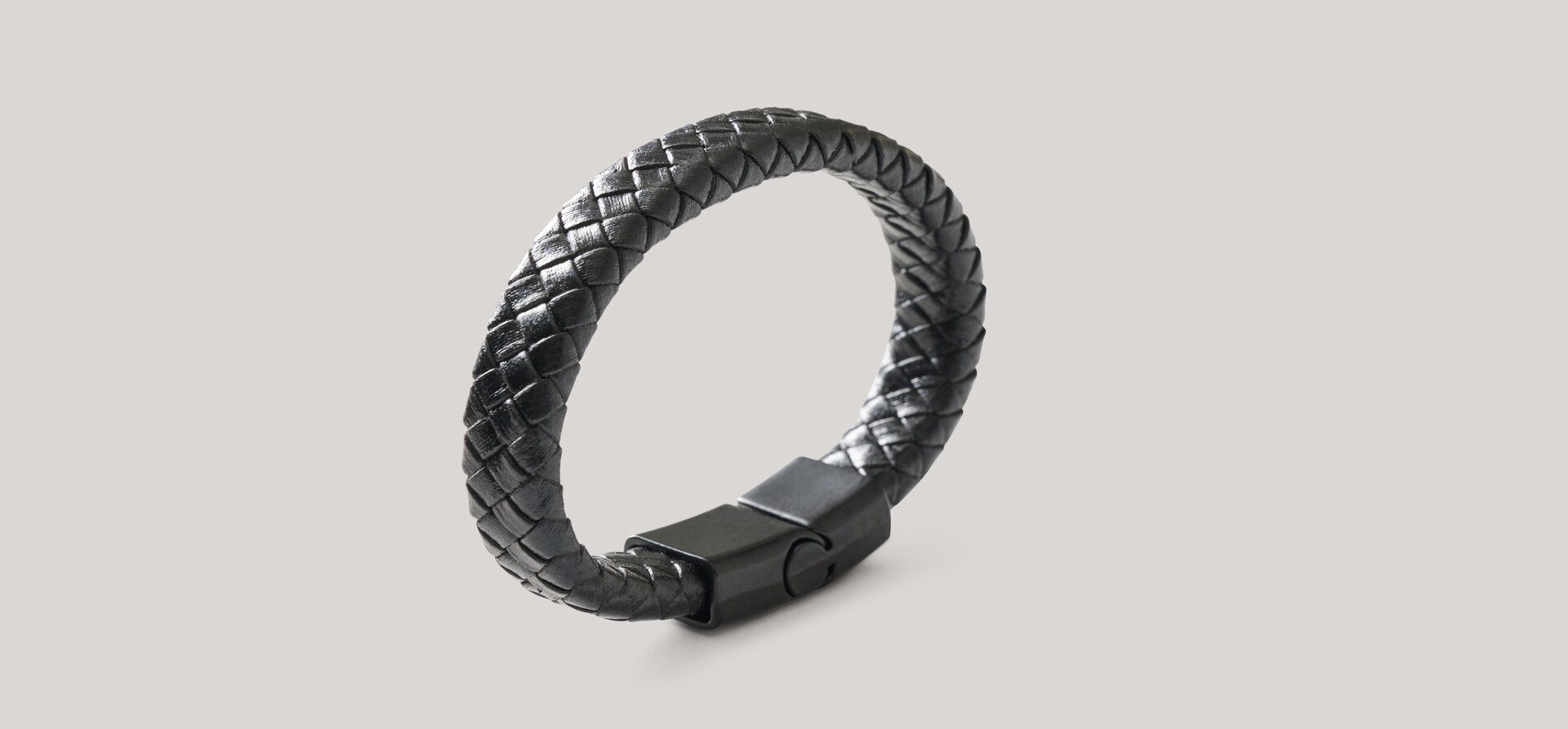 Leren Armband Zwart SHOEBY ACCESSOIRES