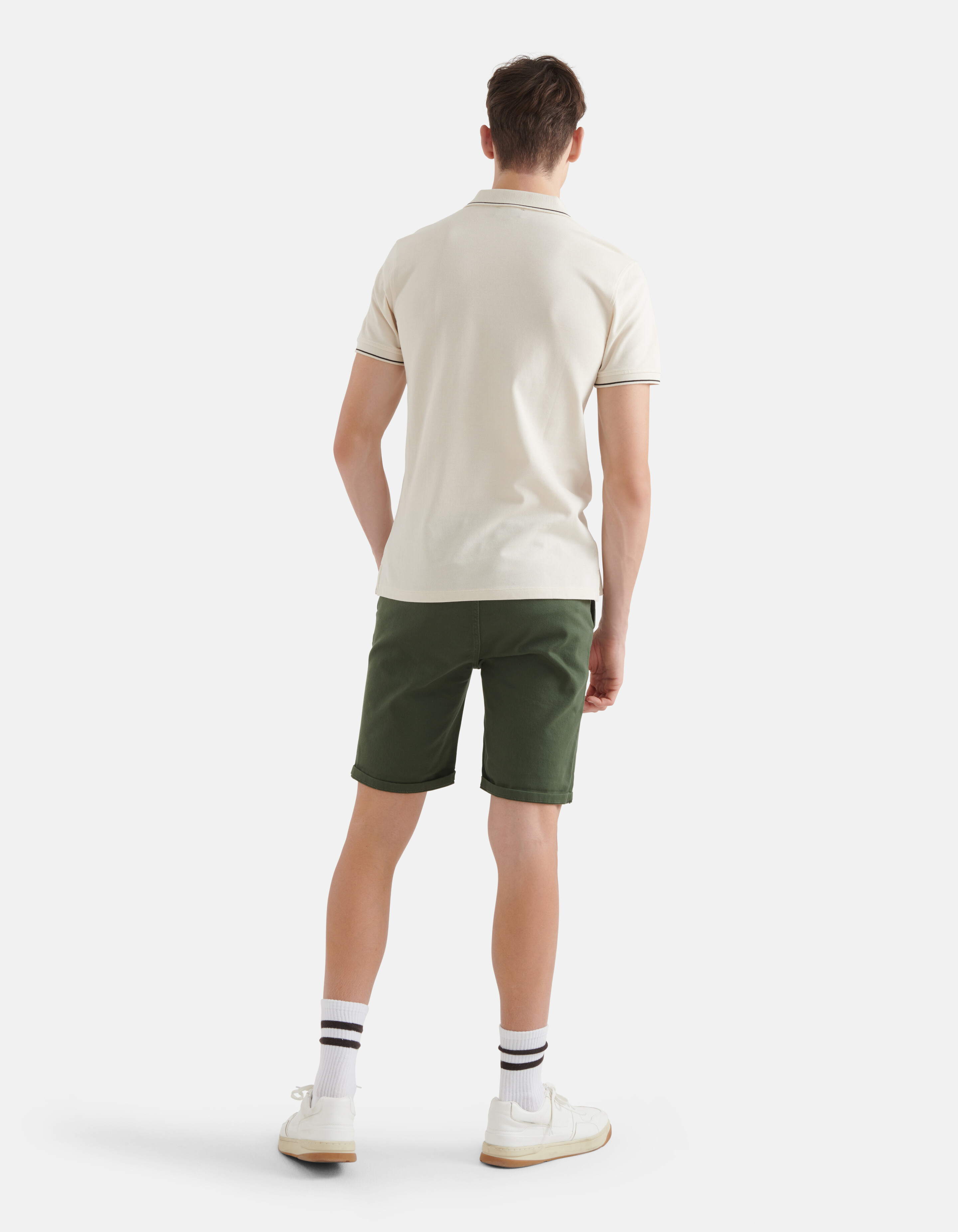 Jog Denim Short Olivgrün SHOEBY MEN