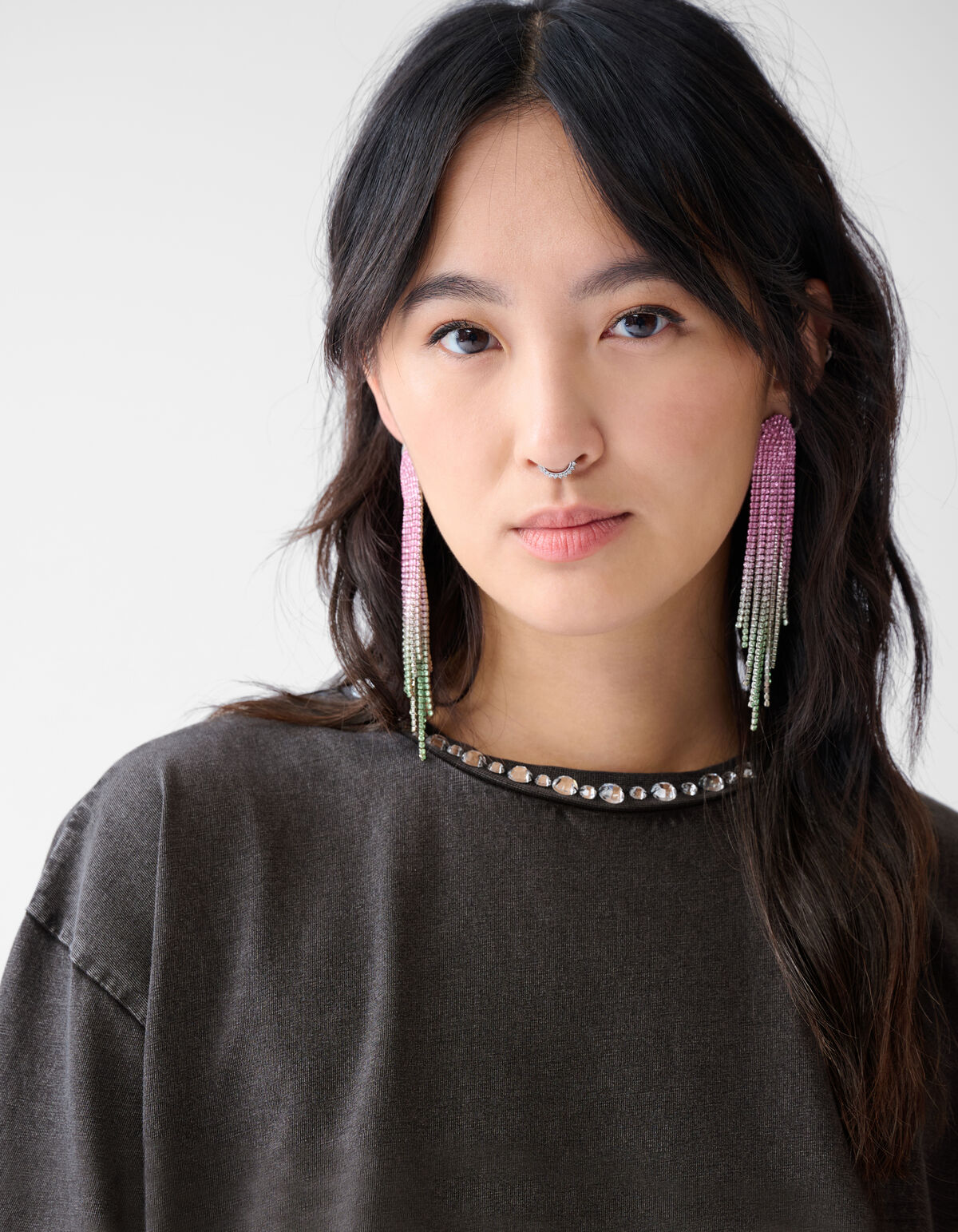 Versch&ouml;nertes T-Shirt Zwart SHOEBY WOMEN