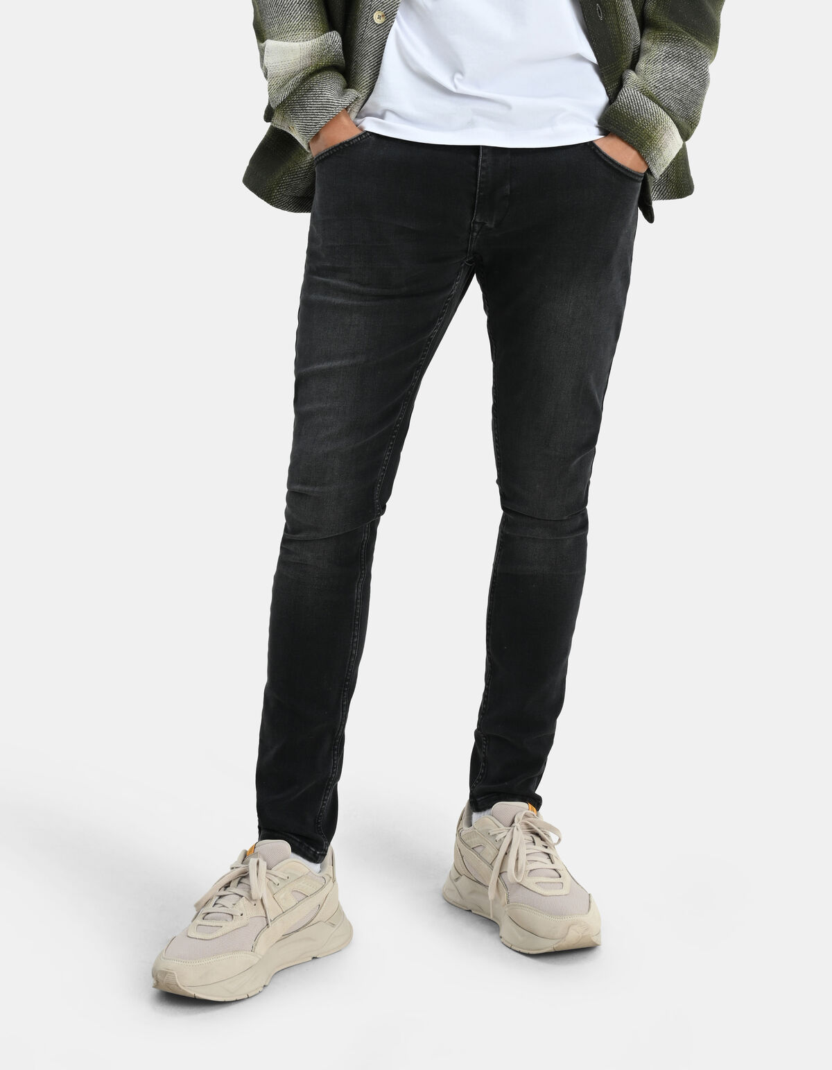 Skinny Jeans Schwarz Länge 32 Refill