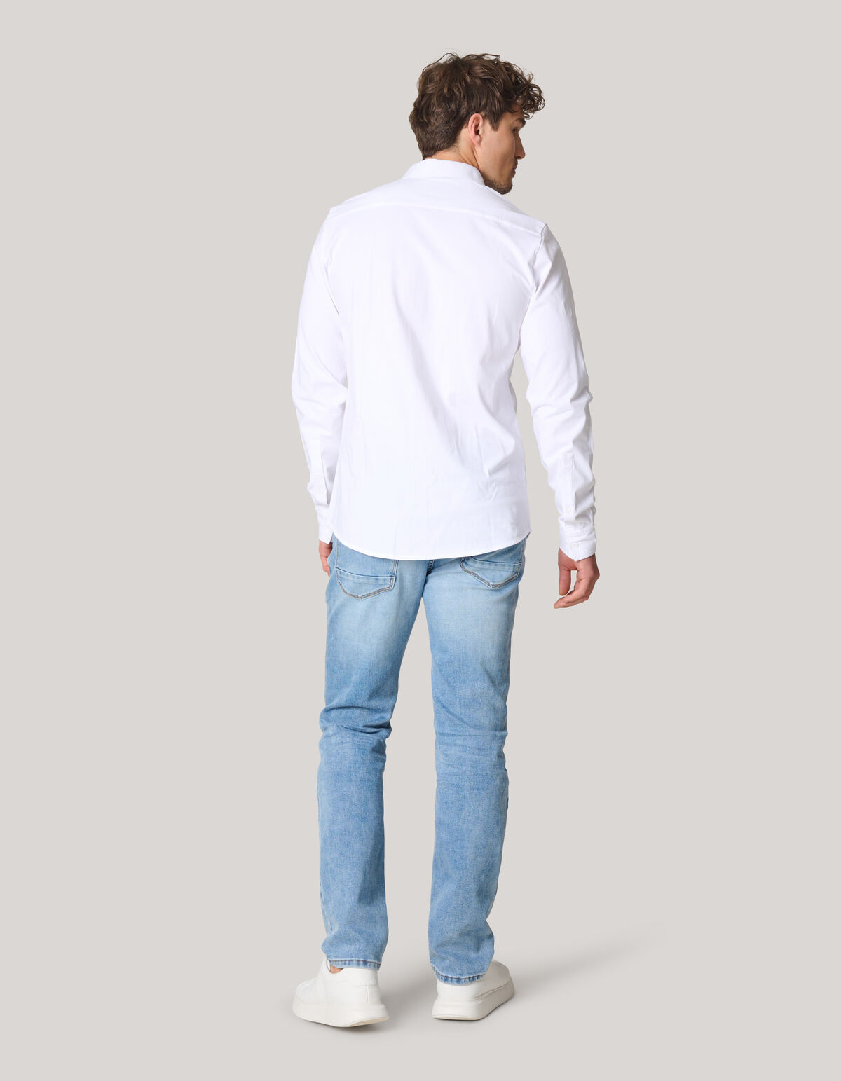 Weißes Hemd aus Baumwolle SHOEBY MEN