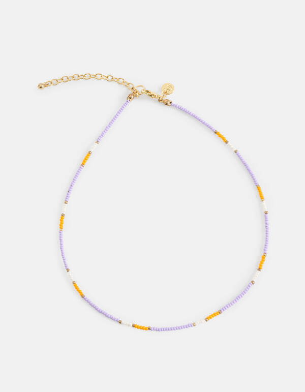 Perlenkette Hellviolett SHOEBY ACCESSOIRES