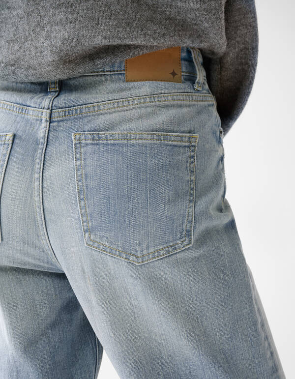 Weit geschnittene Jeans Hellblau von Fred SHOEBY WOMEN