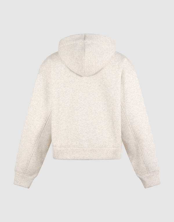 Oversized Hoodie-Weste Hellgrau SHOEBY WOMEN