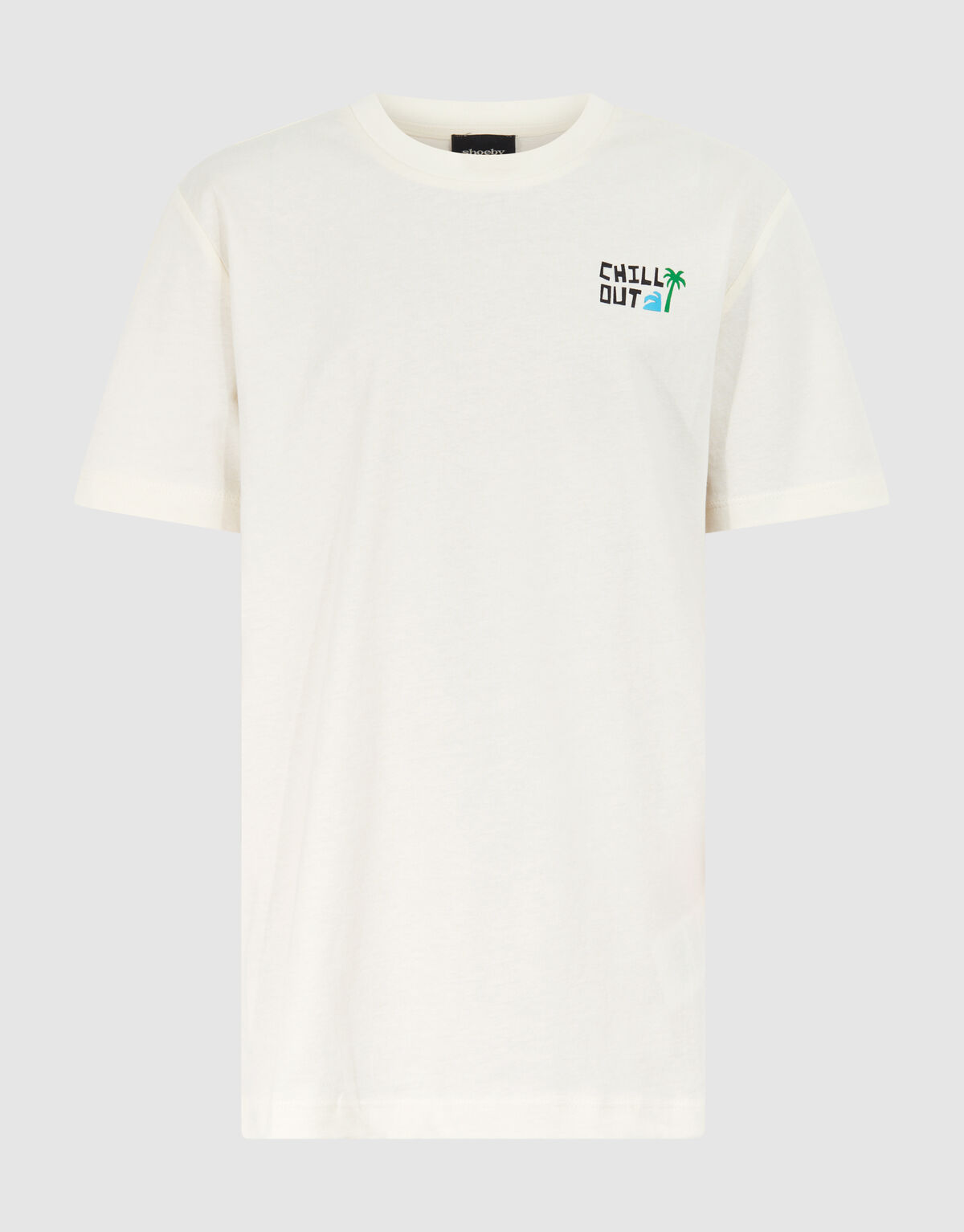 Chill Out Artwork T-shirt Off White SHOEBY BOYS