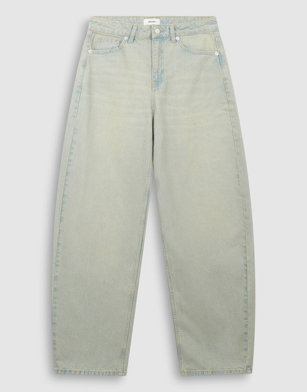 Baggy Fit Jeans Gebleicht SHOEBY WOMEN
