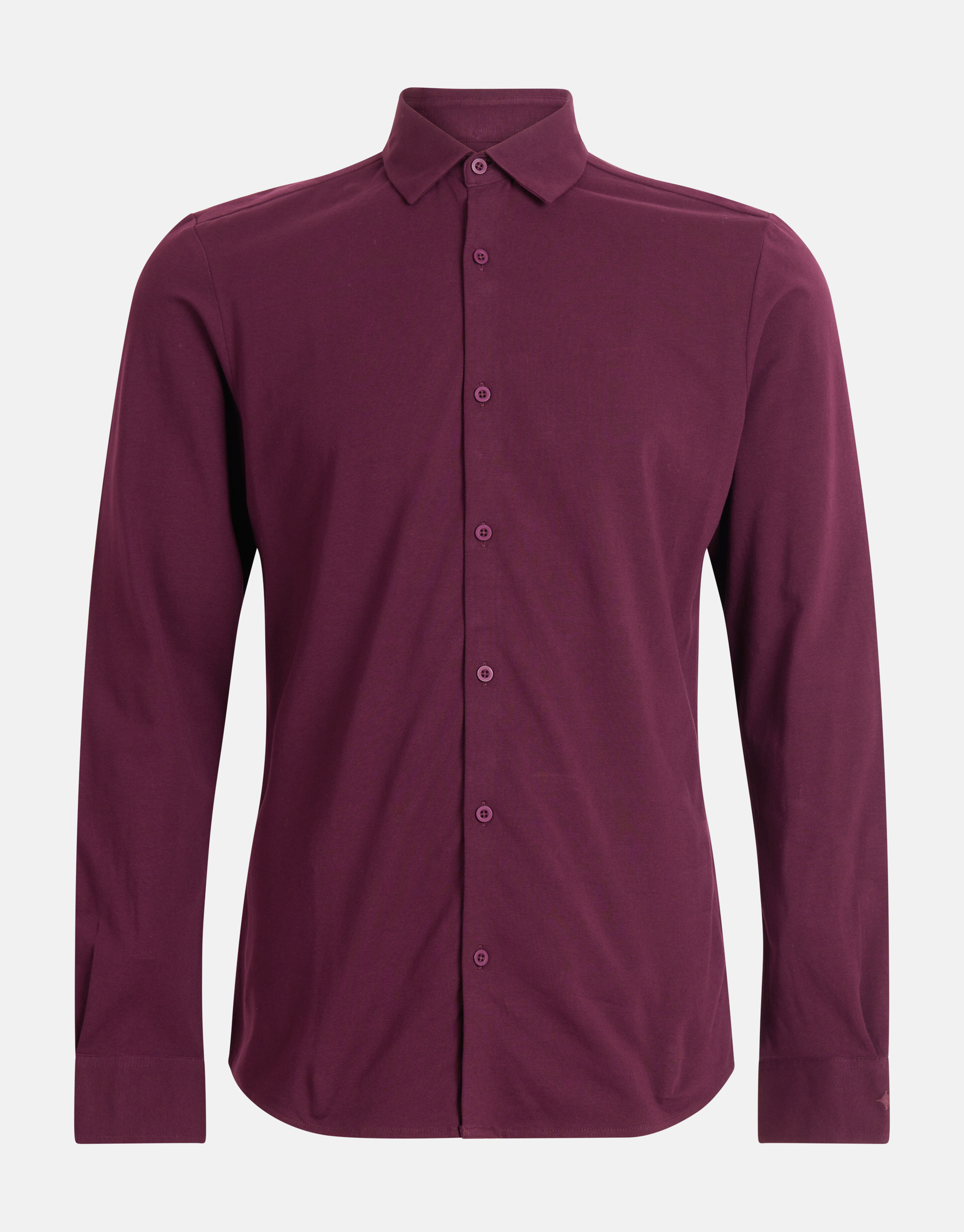 Jersey Overhemd Bordeaux SHOEBY MEN