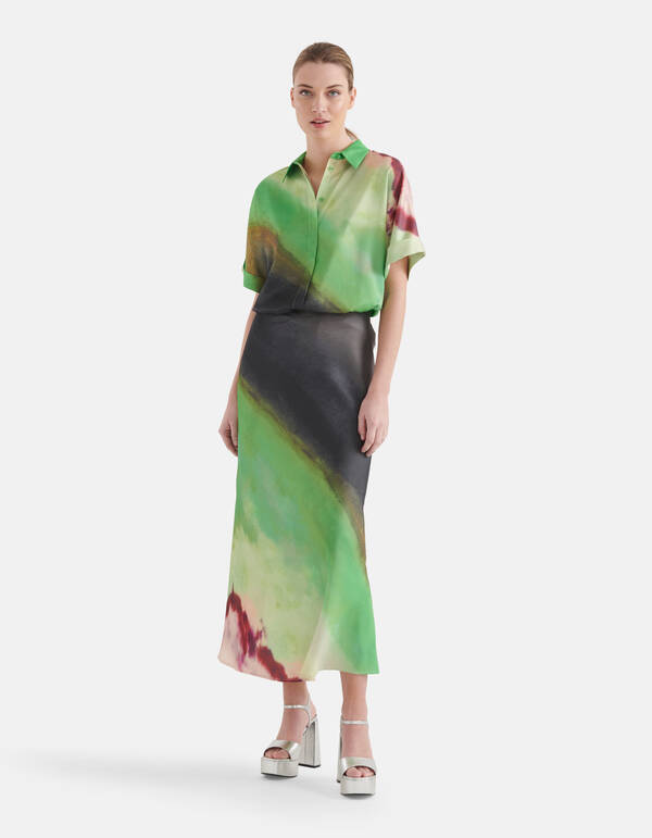 Printed Maxirock Grün By Mieke SHOEBY WOMEN