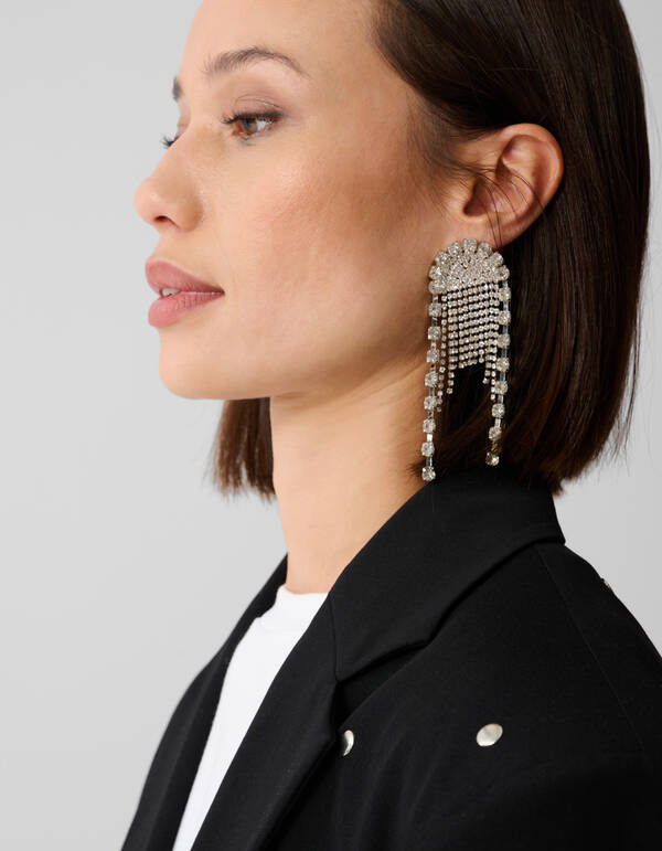 Oversized-Blazer mit Nieten Schwarz SHOEBY WOMEN