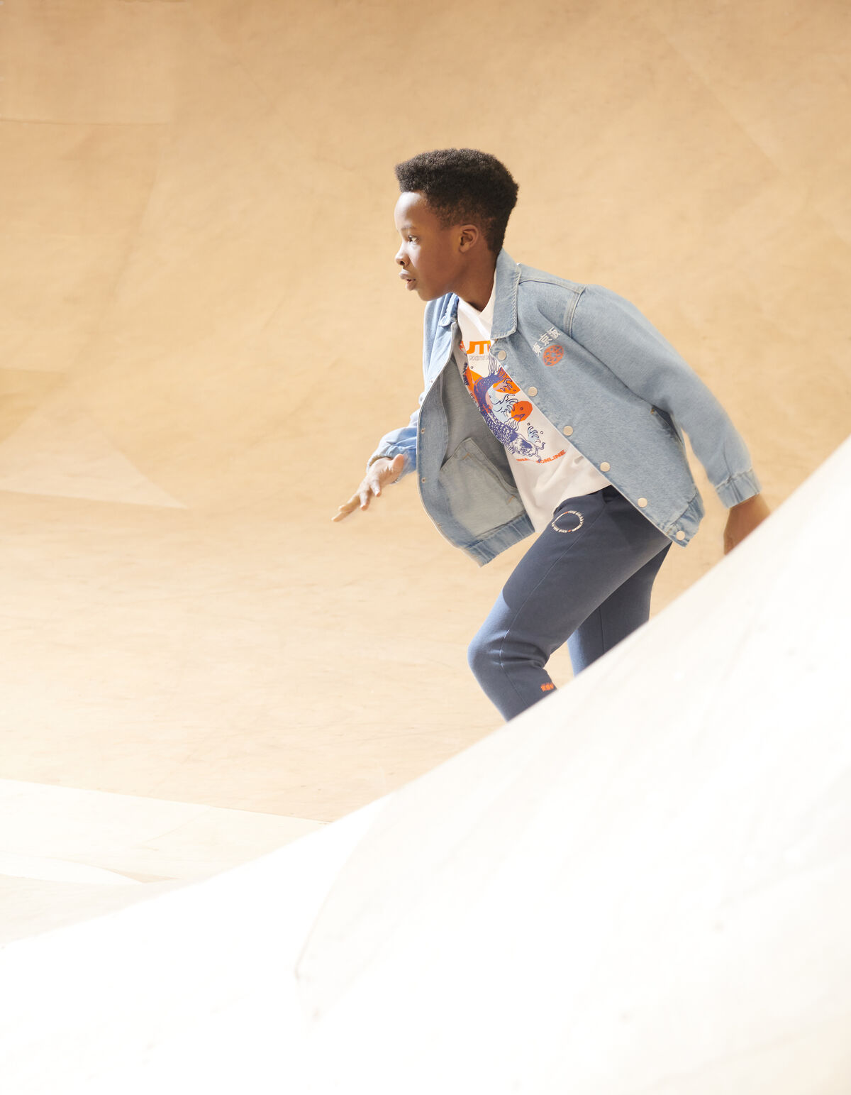 Denim-Bomberjacke Mediumstone SHOEBY BOYS