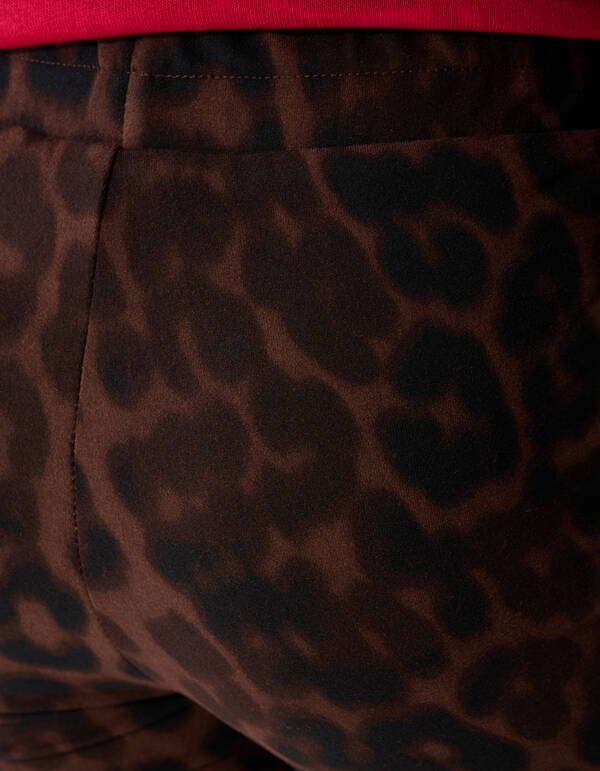 Leggings mit Leopardenmuster Braun SHOEBY GIRLS