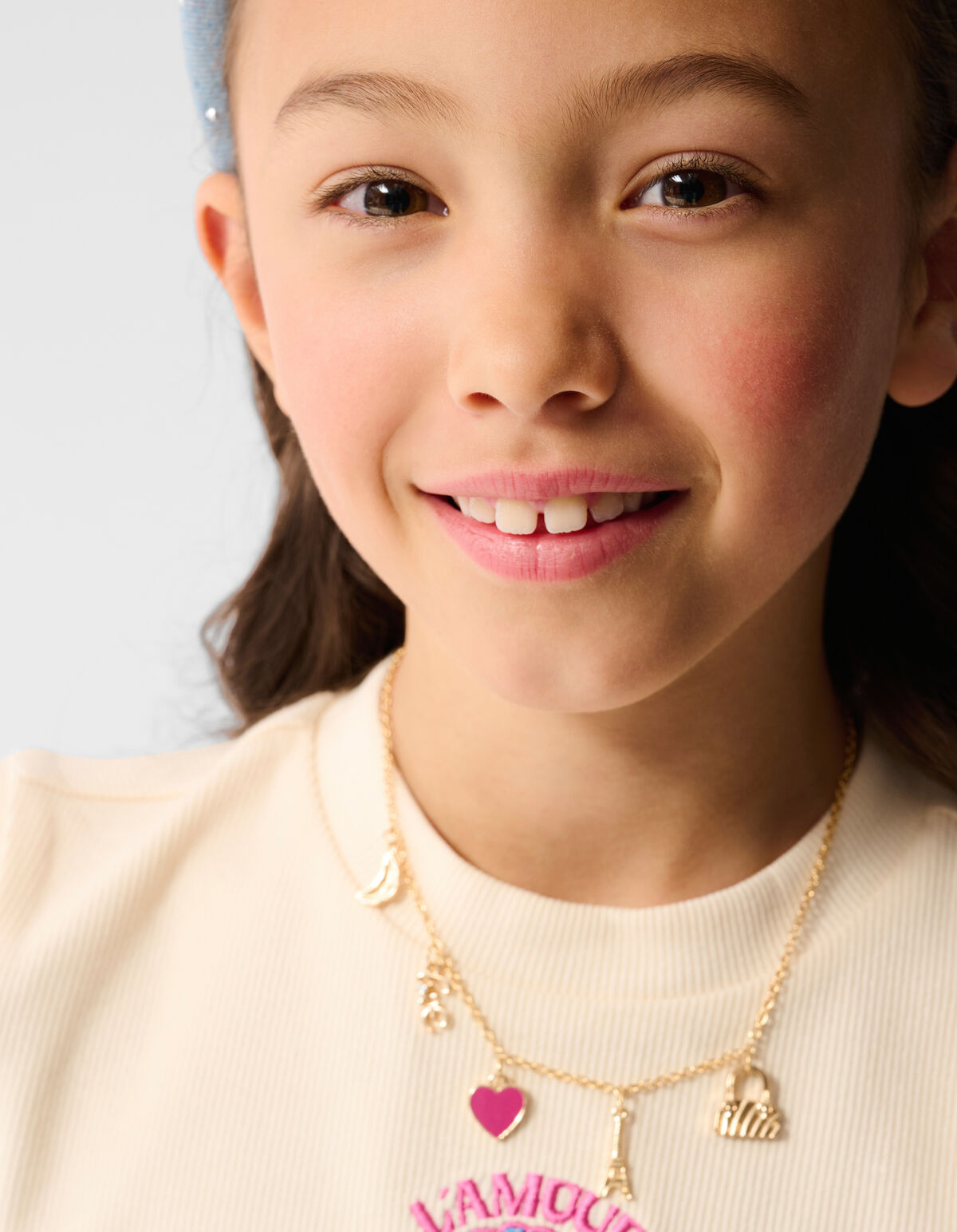 L'amour Crop Top Off White SHOEBY GIRLS