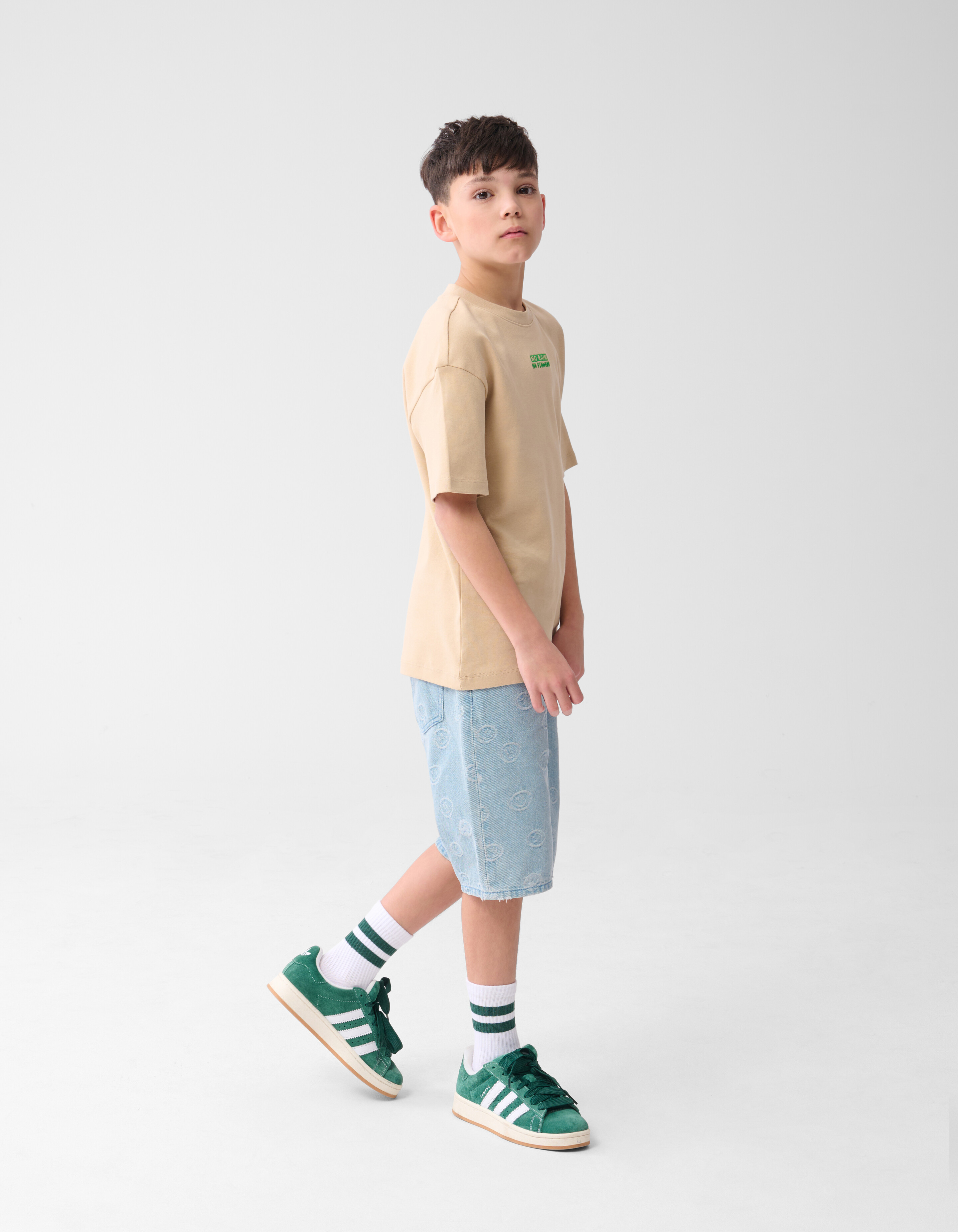 Text-T-Shirt Sand SHOEBY BOYS
