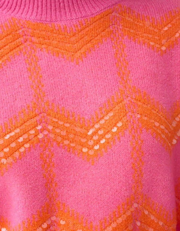 Paillettenpullover Rosa By Furmey SHOEBY WOMEN