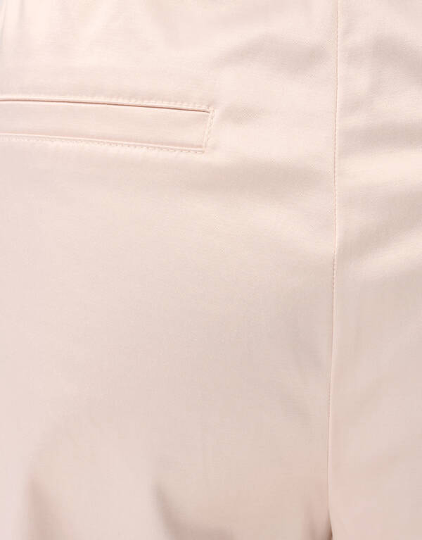 Satin Wide Leg Trousers Sand SHOEBY WOMEN