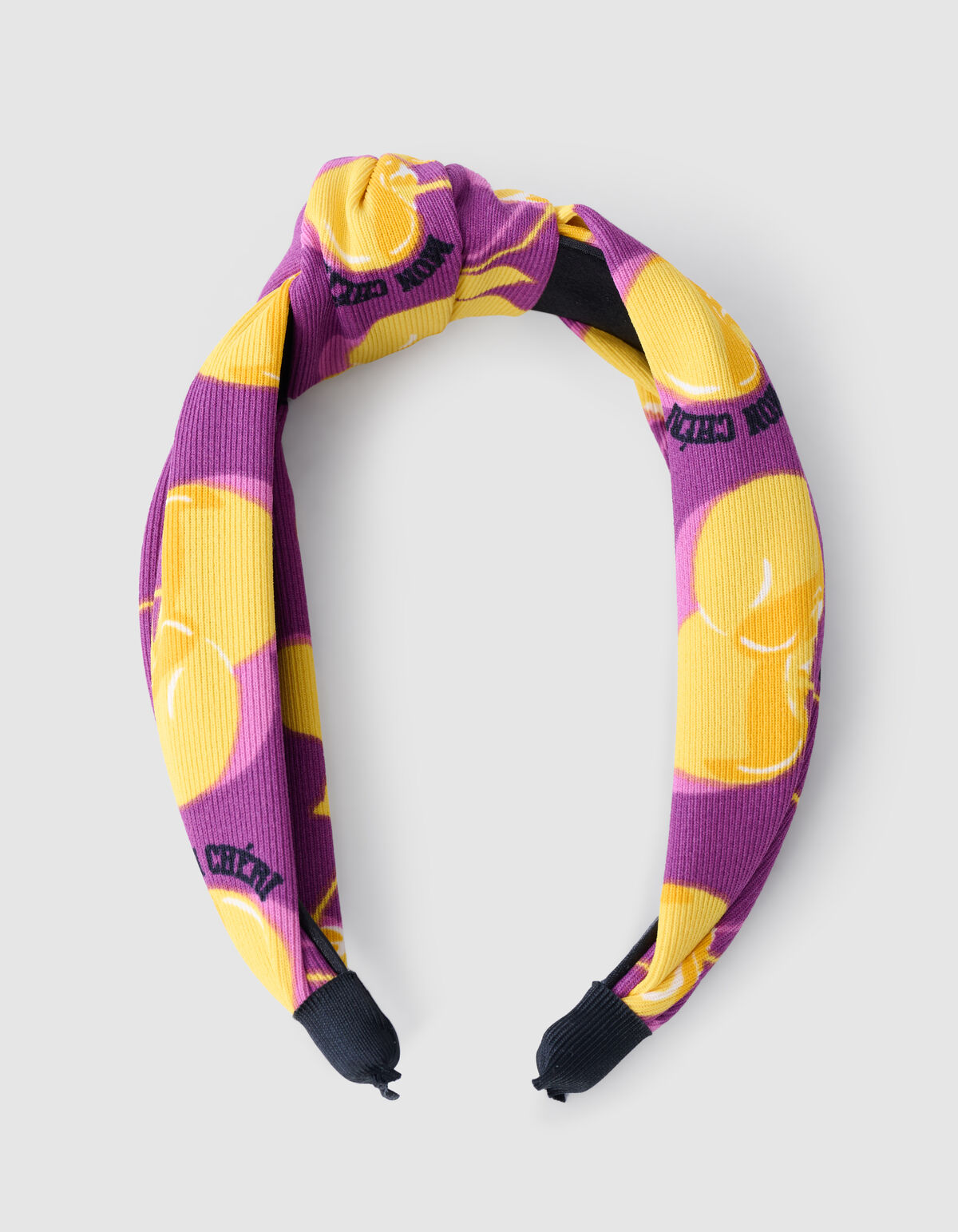 Bedrucktes Haarband Dunkelviolett SHOEBY ACCESSOIRES