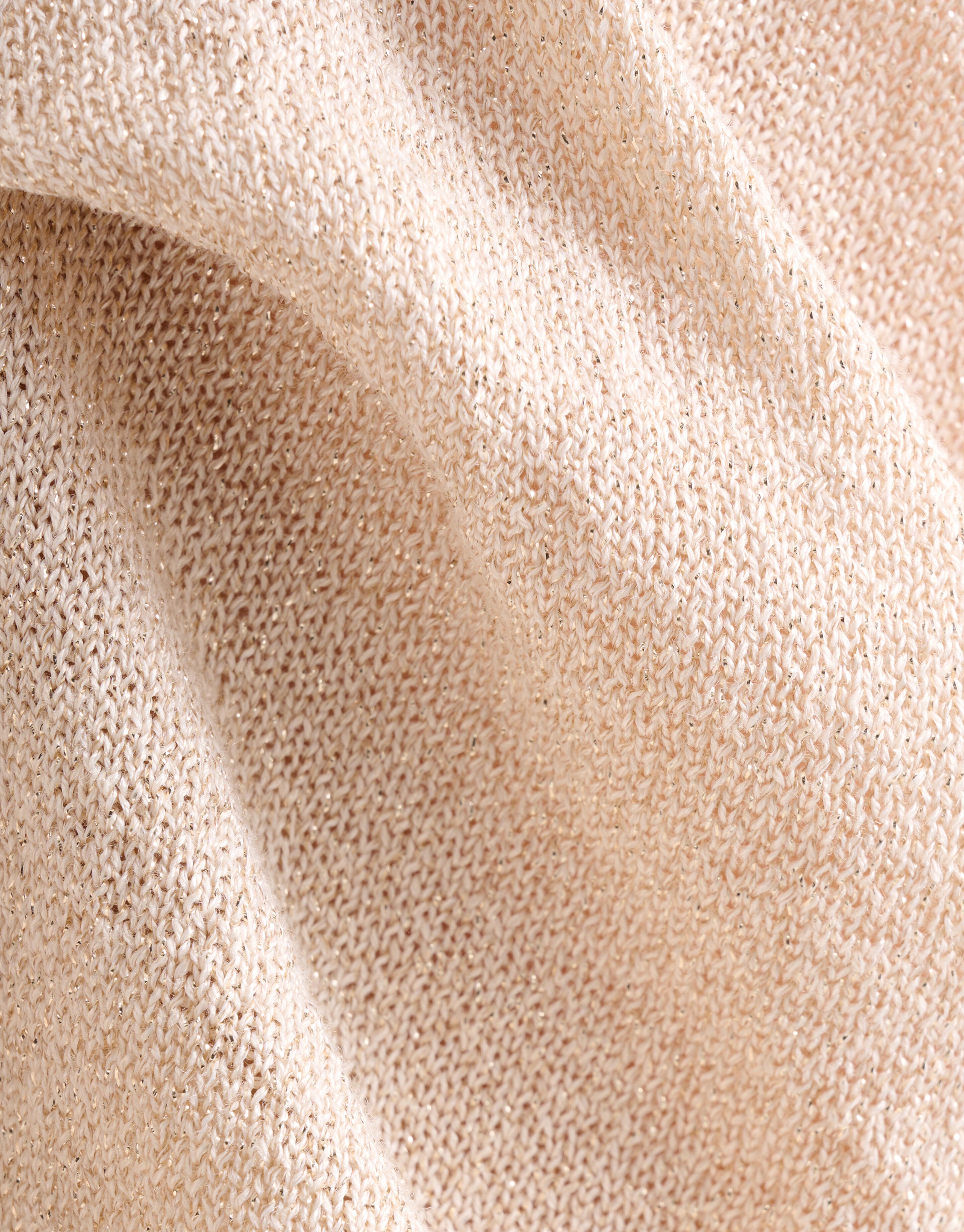 Glitzer-Pullover Beige SHOEBY WOMEN