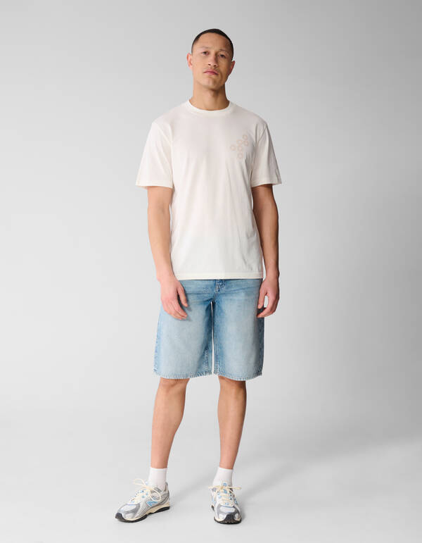 Relaxed Fit Denim Shorts Mediumstone SHOEBY MEN
