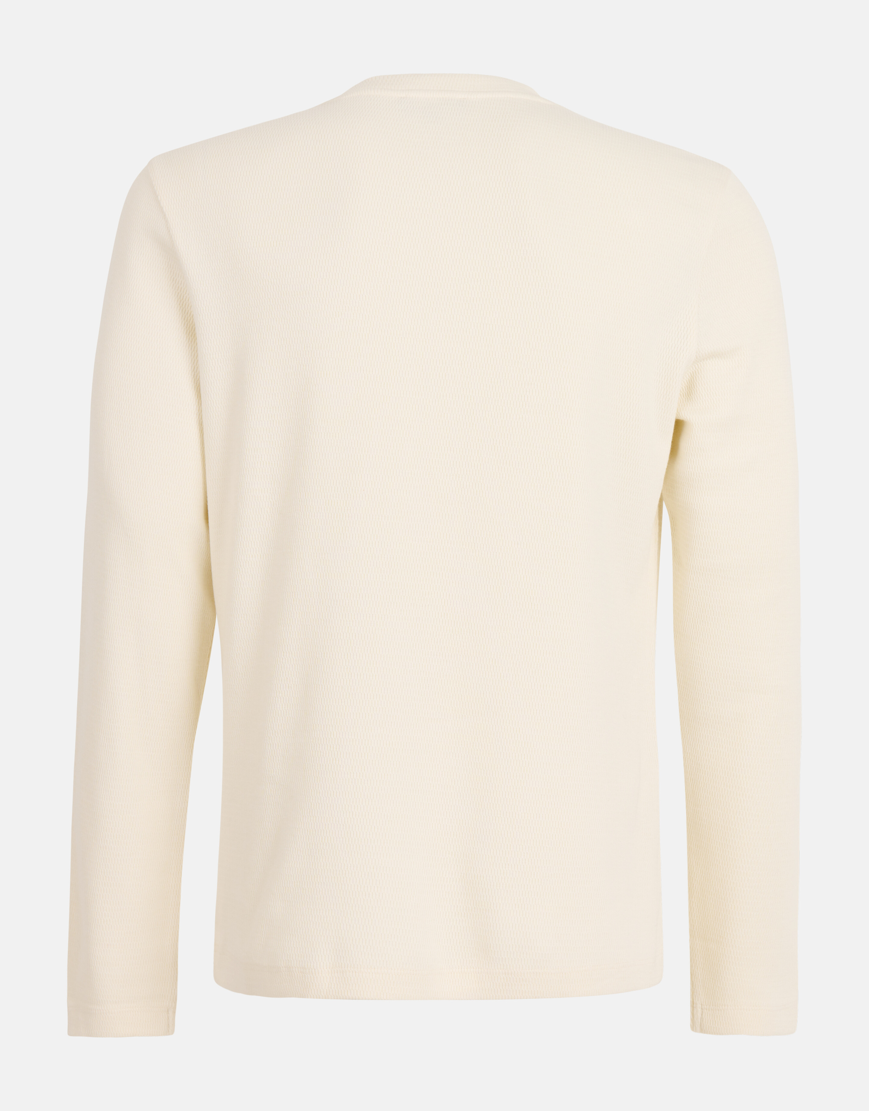 Texturiertes Langarmshirt Off White SHOEBY MEN