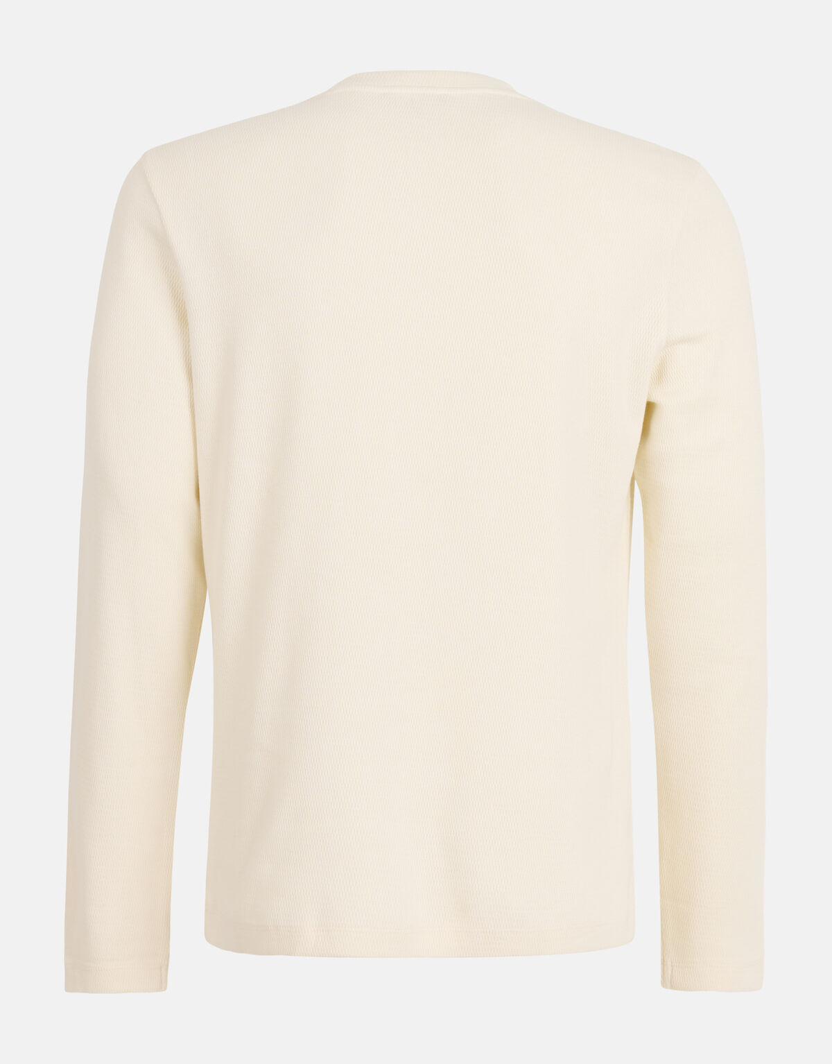 Texturiertes Langarmshirt Off White SHOEBY MEN