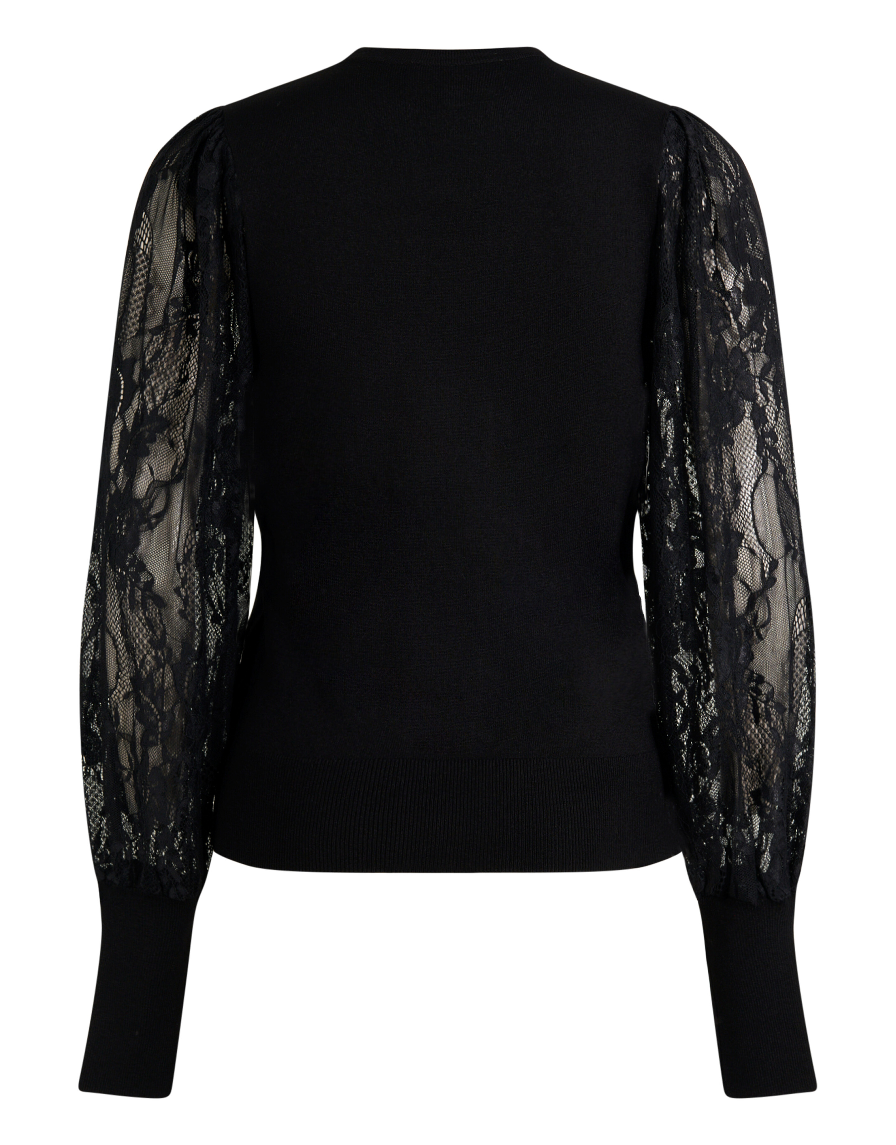 Spitzenstrickpullover Schwarz SHOEBY WOMEN