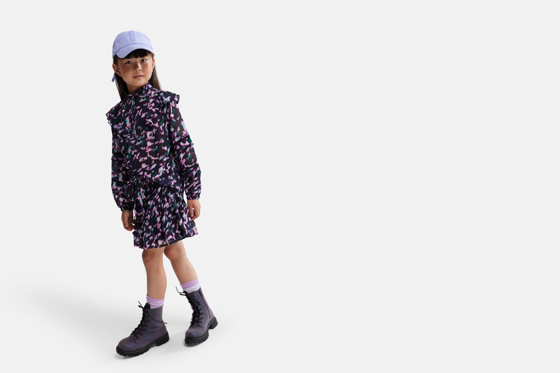 Bluse mit abstraktem Druck By Nicolette SHOEBY GIRLS