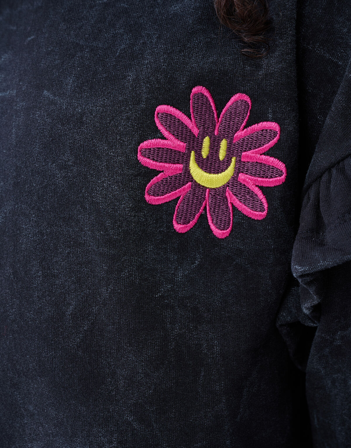 Blumenkleid Schwarz SHOEBY GIRLS