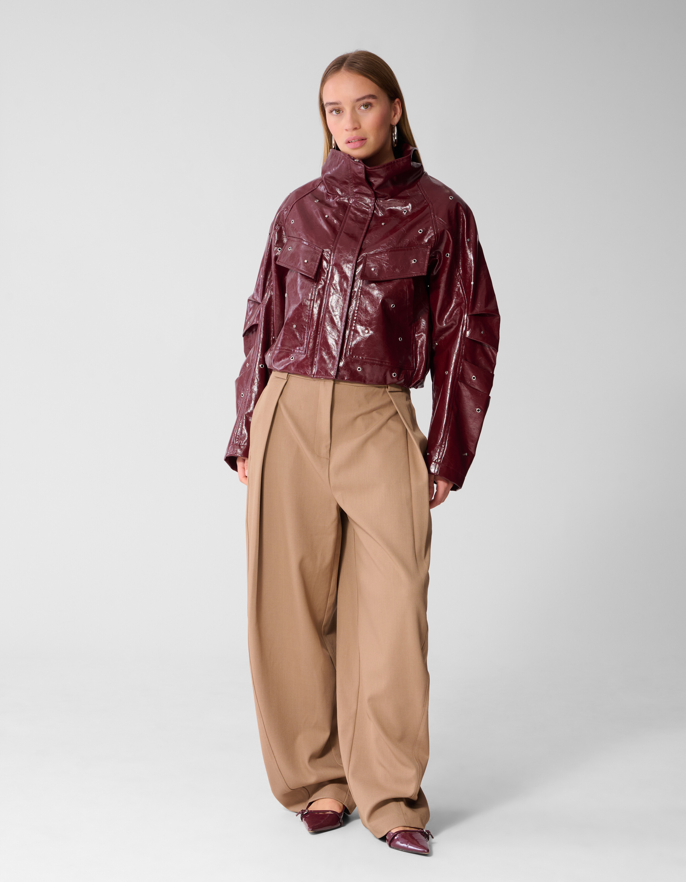 Gewebte Hose Mit Details Braun SHOEBY WOMEN