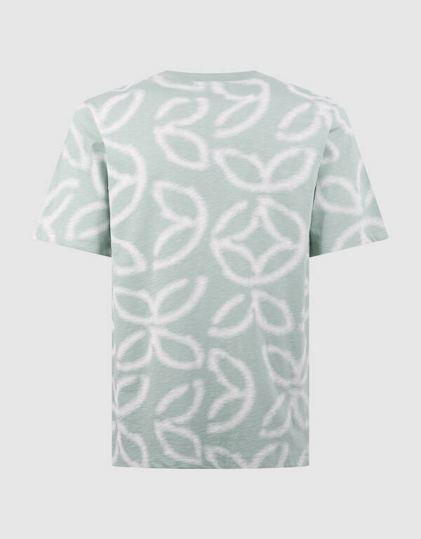All Over Logo T-Shirt Hellgr&uuml;n SHOEBY MEN