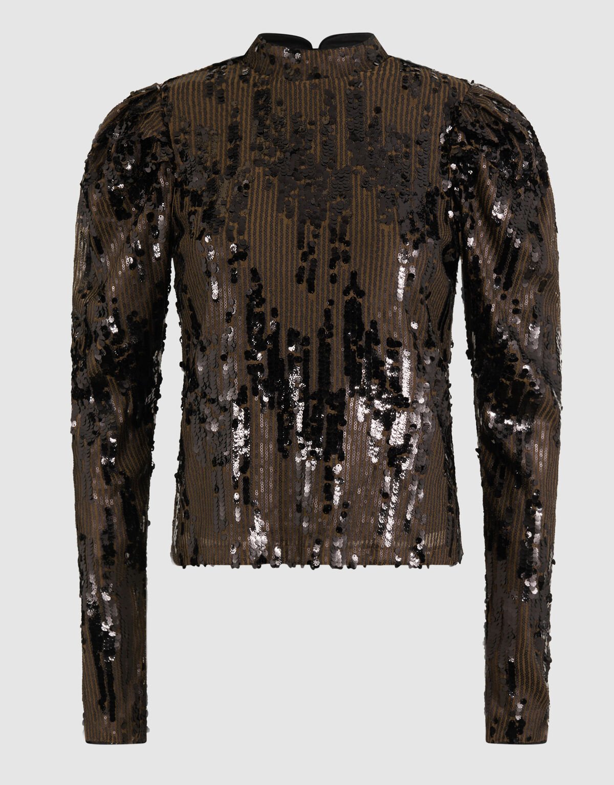 Paillettentop Khaki SHOEBY WOMEN