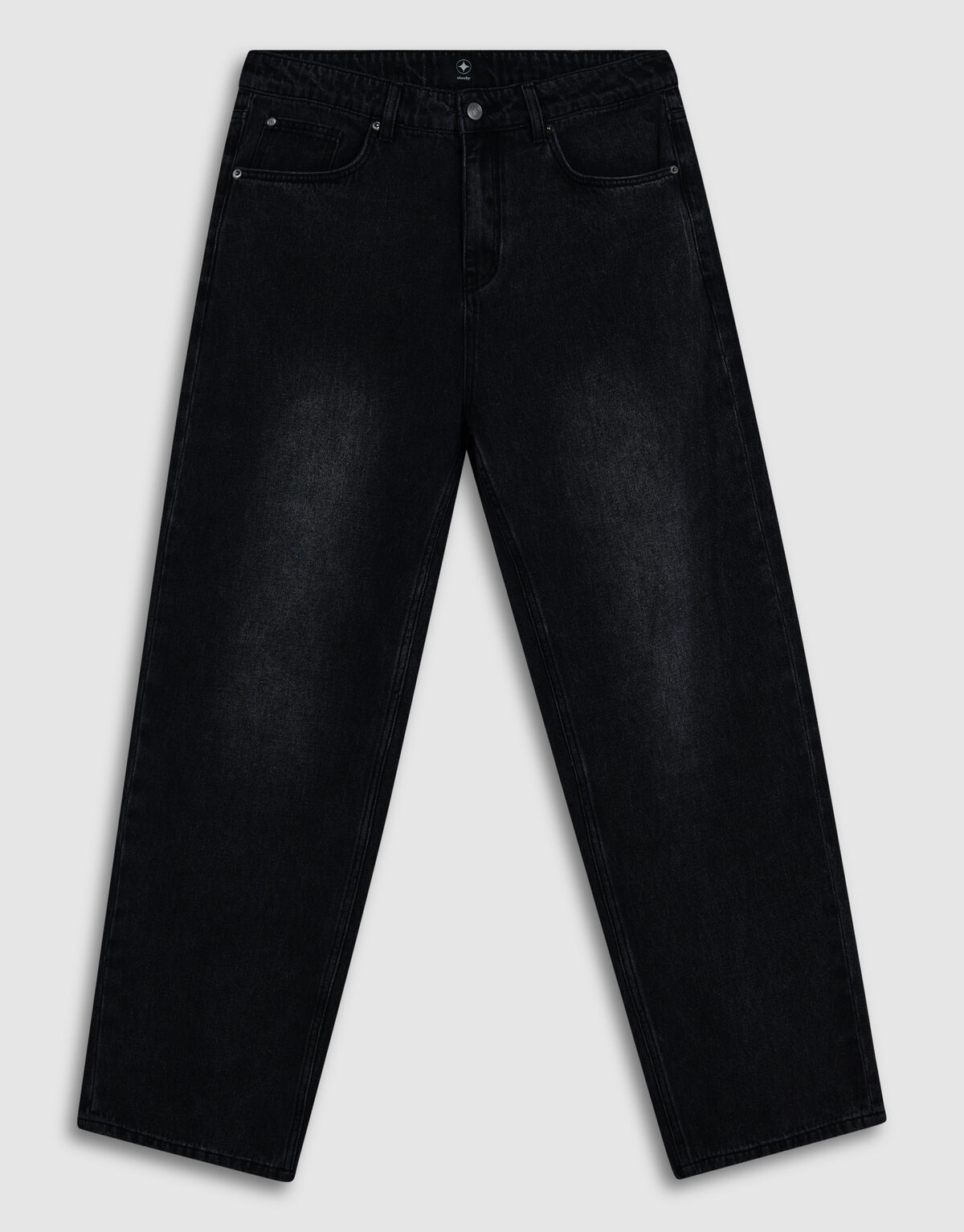 Straight Fit Jeans Dunkelgrau SHOEBY MEN
