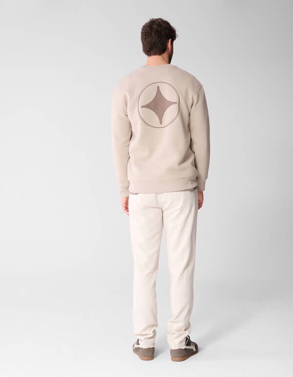 Struktur Regular Fit Hose Sand SHOEBY MEN