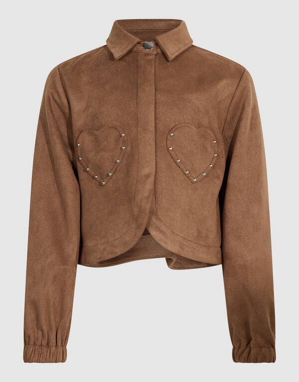 Suede Jacke Braun SHOEBY GIRLS