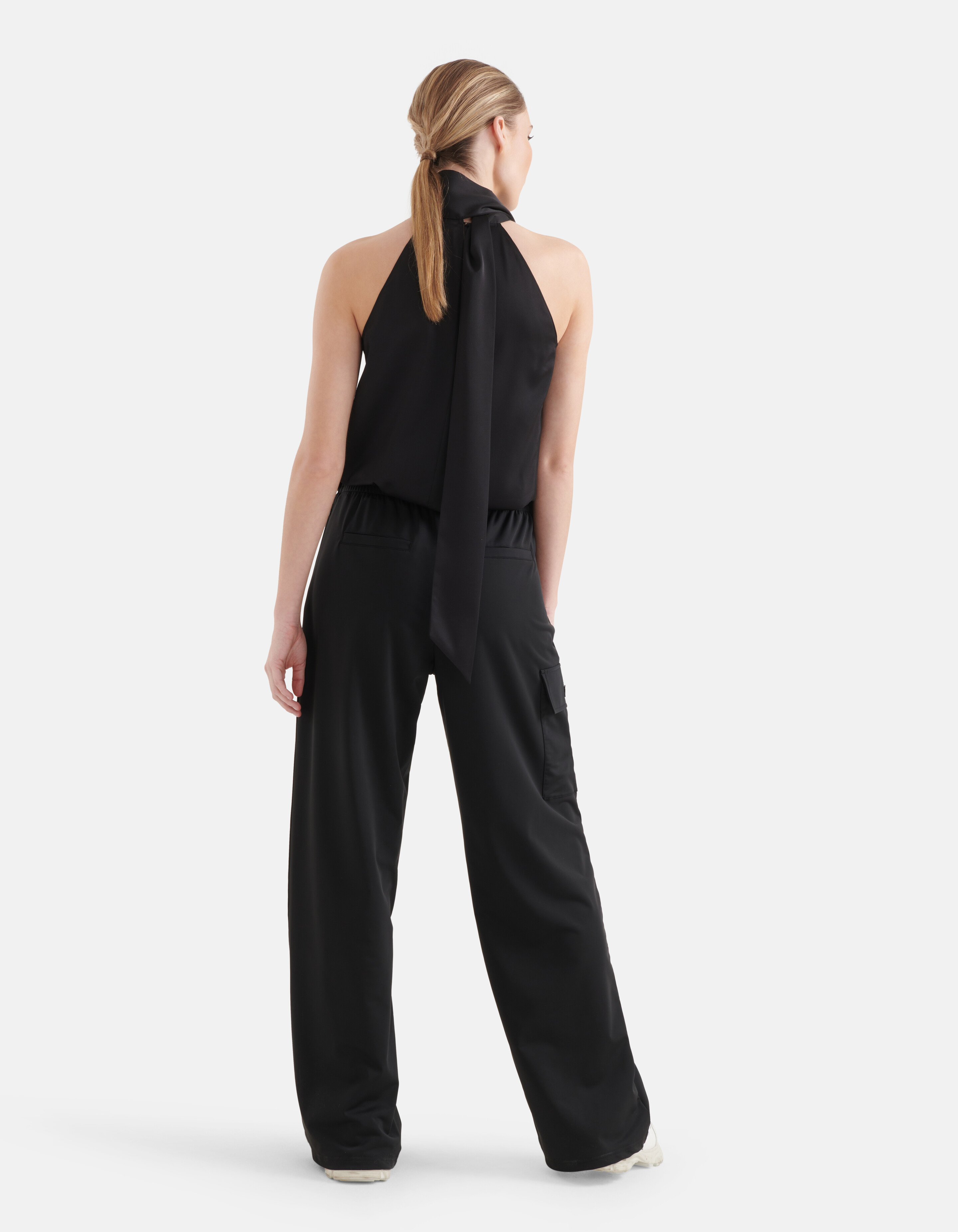 Satin-Träger-Top Schwarz von Mieke SHOEBY WOMEN