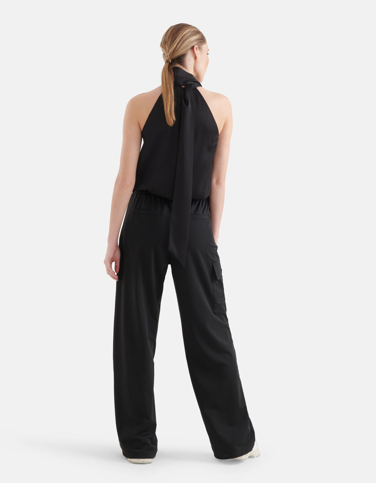 Satin-Träger-Top Schwarz von Mieke SHOEBY WOMEN