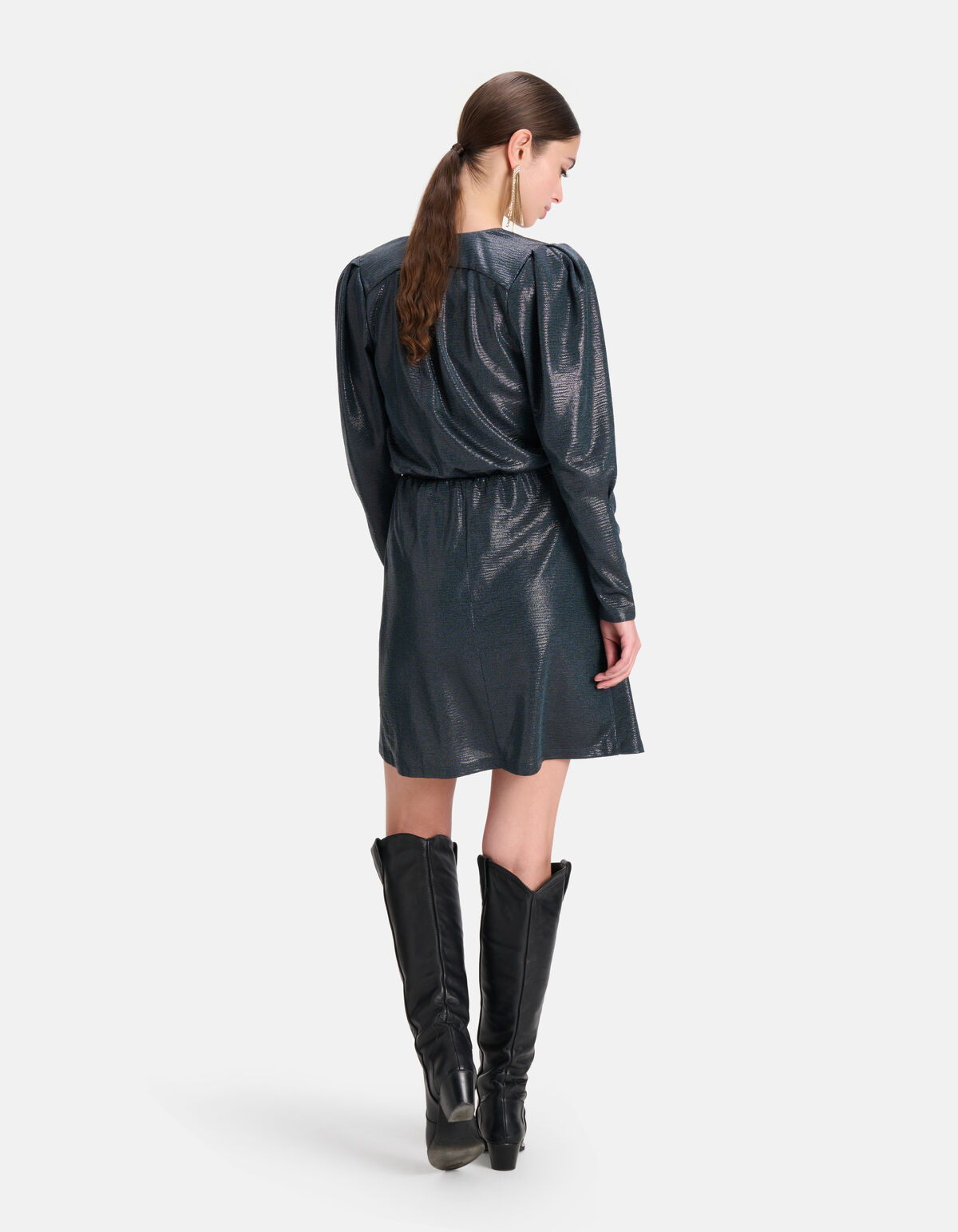Beschichtetes Kleid Blau SHOEBY WOMEN
