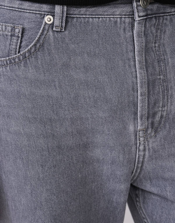 Relaxed Fit Jeans Grau SHOEBY MEN