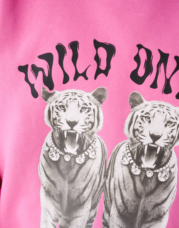 Tiger Kunst Sweatshirt Rosa SHOEBY GIRLS