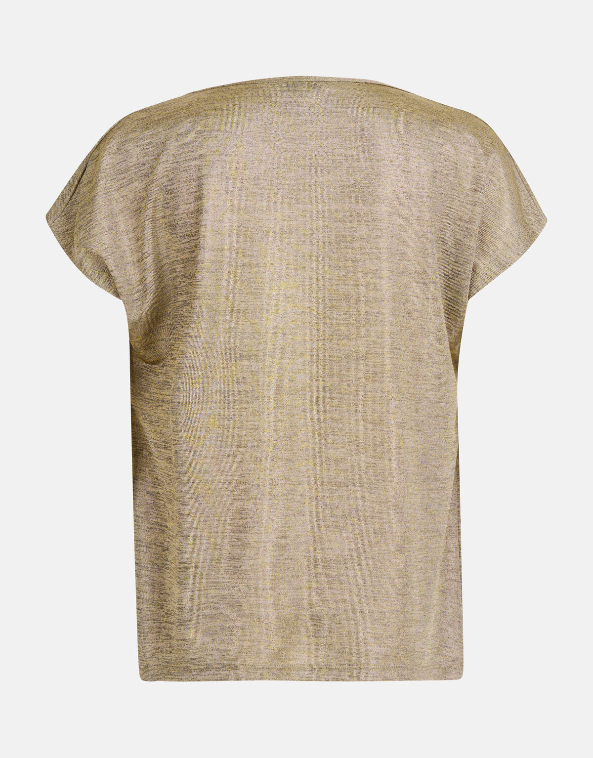 Drapiertes Glitzer-Top Gold SHOEBY WOMEN