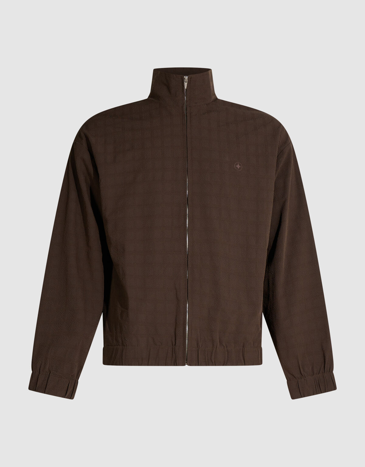 Seersucker Indoor Jacke Braun SHOEBY MEN