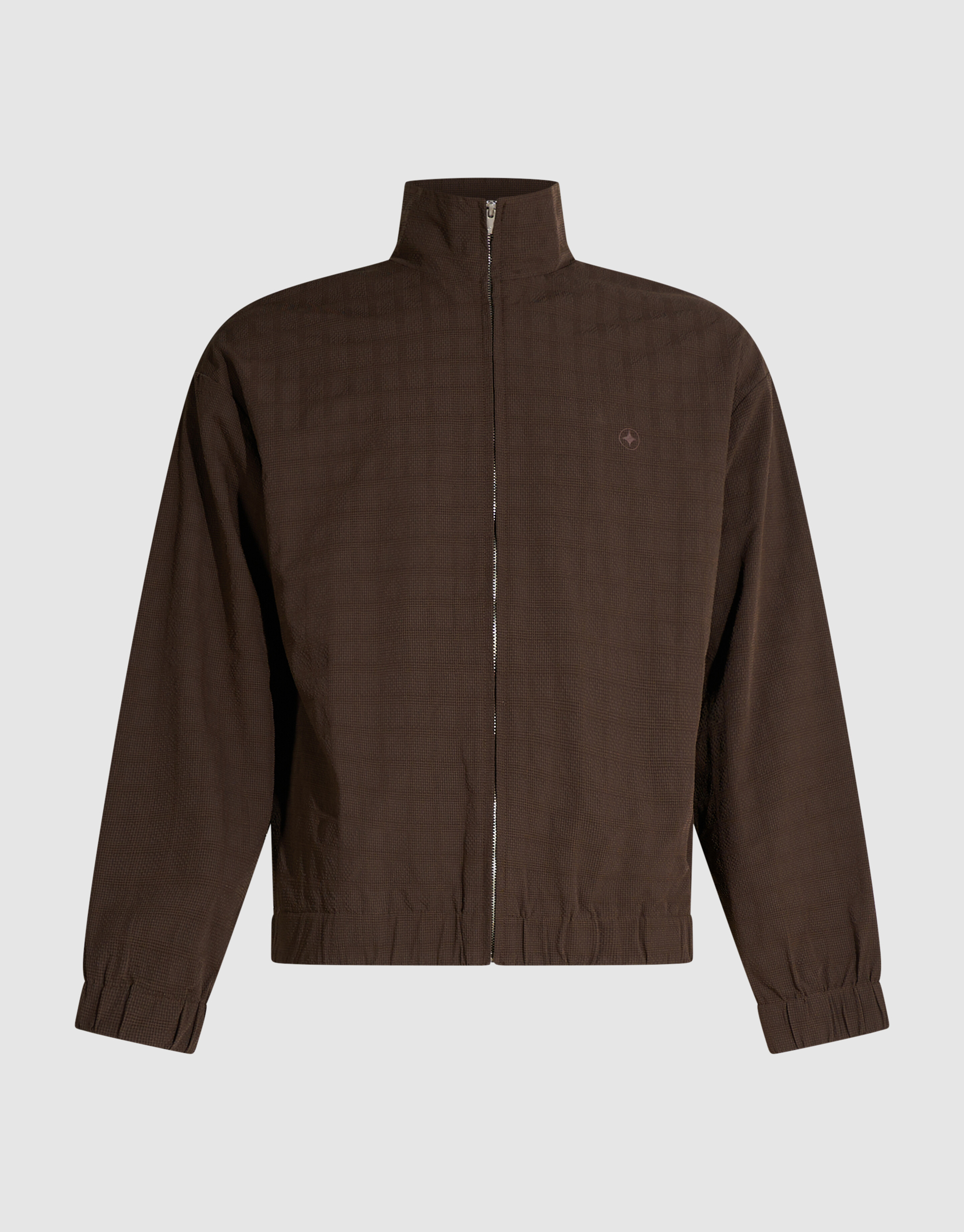 Seersucker Indoor Jacke Braun SHOEBY MEN