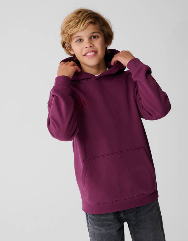 Club Stickerei Hoodie Dunkelrot SHOEBY BOYS