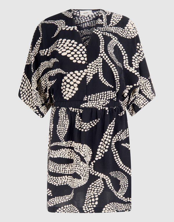 Bedrucktes Minikleid Schwarz SHOEBY WOMEN
