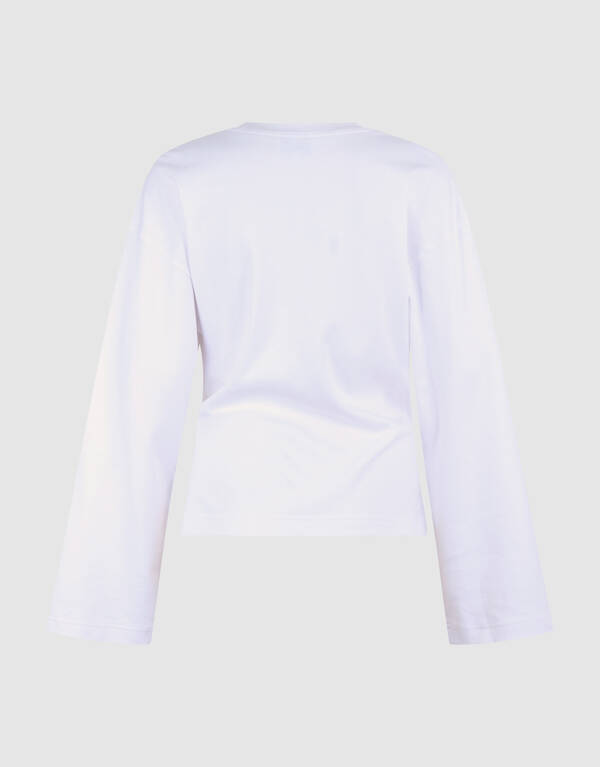 Knot Longsleeve Wei&szlig; SHOEBY WOMEN