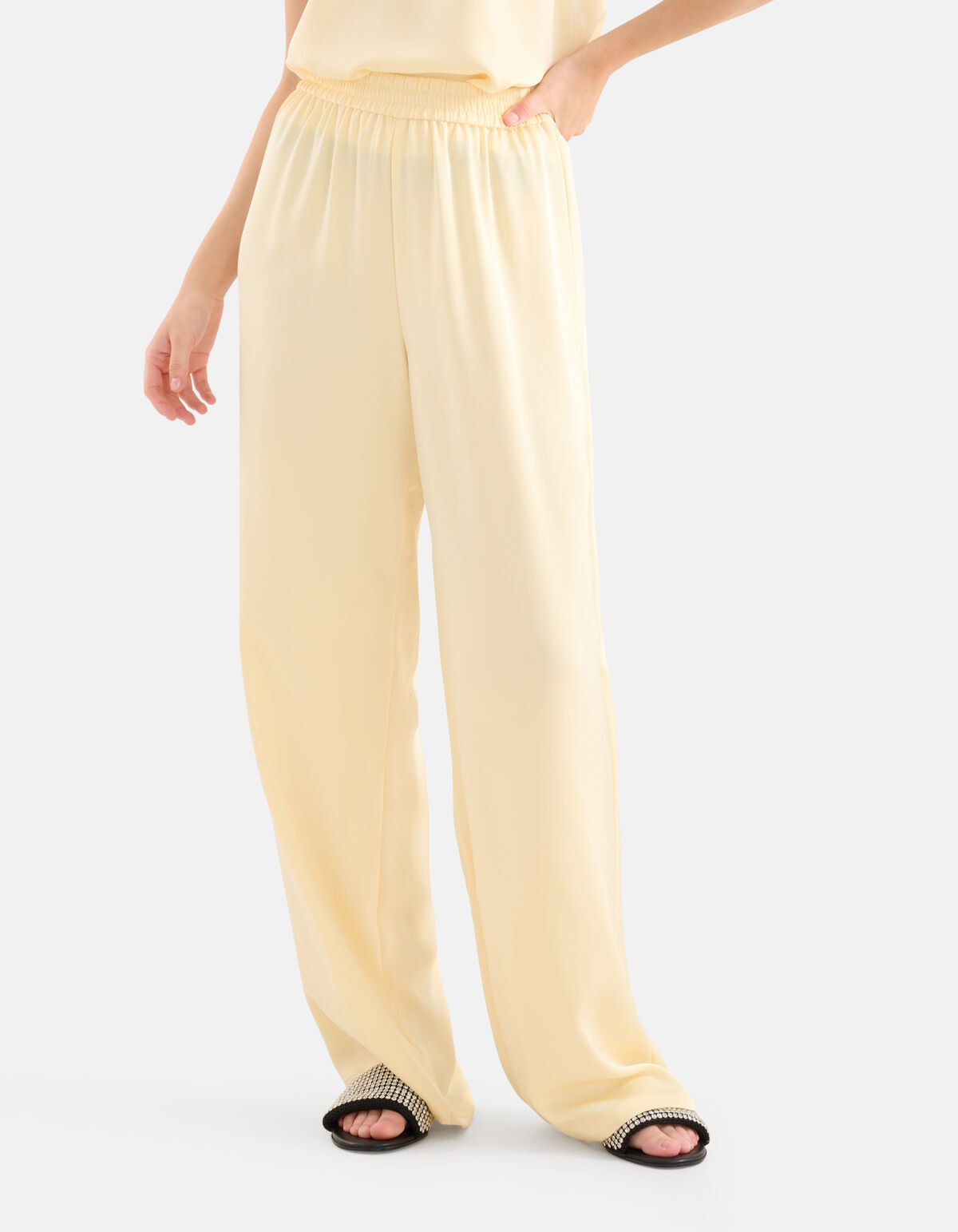 Satin-Hose Hellgelb SHOEBY WOMEN