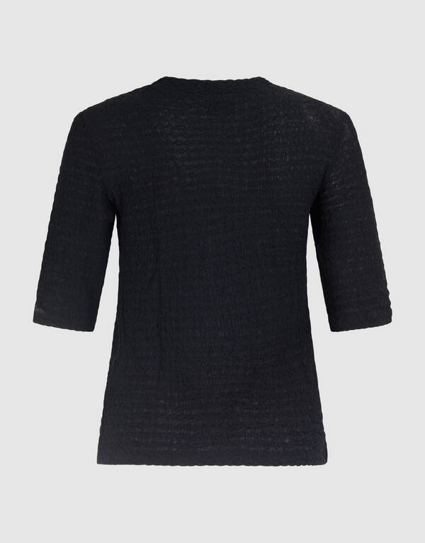 Crinkle Top Schwarz SHOEBY WOMEN